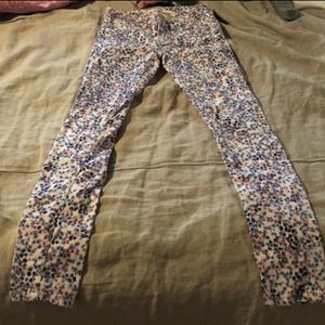 Joes skinny floral jeans these are a junior 14